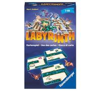 Ravensburger Mitbringspiel 20849 - Labyrinth Card Game - The Family Classic for 2-6 Players - Game for Children from 7 Years, Grey, Purple, Silver, Yellow