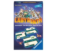 Ravensburger Mitbringspiel 20849 - Labyrinth Card Game - The Family Classic for 2-6 Players - Game for Children from 7 Years, Grey, Purple, Silver, Yellow