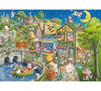 Ravensburger Mother Gooseville 1000 Piece Jigsaw Puzzle for Adults and Kids Age 12 Years Up