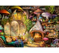 Ravensburger Mushroom Cottage 1000 Piece Jigsaw Puzzle for Adults and Kids Age 12 Years Up