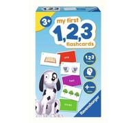 Ravensburger My First 1, 2, 3 Flash Card Game for Kids Age 3 Years Up - Ideal for Early Learning, Object Recognition, Alphabet, Reading and Spelling