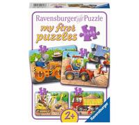 Ravensburger Kinderpuzzle - 05717 Tiere auf der Baustelle - 2,4,6,8 Teile my first puzzle für Kinder ab 2 Jahren