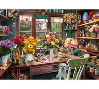 Ravensburger My Haven No.13 - The Flower Arranger’s Shed 1000 Piece Adult Jigsaw