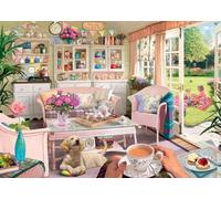 Ravensburger My Haven No.9 - The Tea House 1000 Piece Jigsaw Puzzle for Adults and Kids 12 Years Up