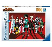 Ravensburger My Hero Academia Manga Merch - 500 Piece Jigsaw Puzzle for Adults and Kids Age 10 Years Up