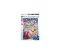 Ravensburger Mythical Unicorns & Dragons 2x 1000 Piece Jigsaw Puzzles for Adults and Kids Age 14 Years Up [Amazon Exclusive]