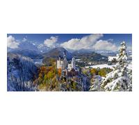 Ravensburger Neuschwanstein Castle 2000 Piece Panorama XXL Jigsaw Puzzle for Adults | Precision Fit Technology | Unique Piece Designs | Ideal for Birt