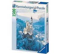Ravensburger Neuschwanstein Castle in Winter 1500 piece jigsaw puzzle Multicoloured, 72343