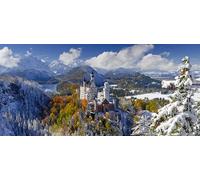 Ravensburger Neuschwanstein Castle Panoramic, 2000pc Jigsaw puzzle
