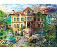 Ravensburger Now & Then, Cove Manor Echoes 2000 Piece Jigsaw Puzzle for Adults and Kids Age 12 Years Up