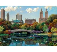 Ravensburger NY Central Park, Bow Bridge 1000 Piece Jigsaw Puzzle | Relaxing Activity | Unique and Perfectly Fitting Pieces, Durable Puzzle for Adults