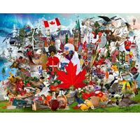 Ravensburger Oh Canada! 1000 Piece Jigsaw Puzzle for Adults - 12001006 - Handcrafted Tooling, Made in Germany, Every Piece Fits Together Perfectly