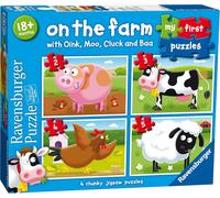 Ravensburger On The Farm, My First Jigsaw Puzzles (2, 3, 4 & 5 Piece)...