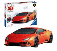Ravensburger Orange Lamborghini Huracan 3D Jigsaw Puzzle for Kids and Adults Age 8 Years Up - 108 Pieces - No Glue Required