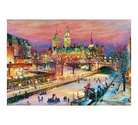 Ravensburger Ottawa Winterlude Festival 1000 Piece Jigsaw Puzzle for Adults - 19868 - Every Piece is Unique Softclick Technology Means Pieces Fit Tog