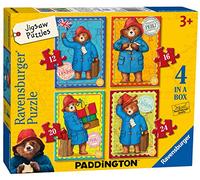 Ravensburger Paddington - 4 in Box (12, 16, 20, 24 piece) Jigsaw Puzzles for Kids age 3 years and up