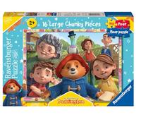 Paddington Bear First Floor Jigsaw Puzzle for Kids Age 24 Months Up (2 Years) - 16 Pieces - Educational Toddler Toy