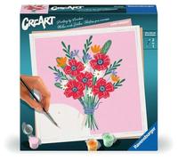 Ravensburger Paint by Numbers 25519 CreArt Painting by Numbers 25519 Poppy Bouquet from 12 Years