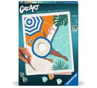 Ravensburger Paint by Numbers Kit CreArt 25523 Pool Time for Beginners from 12 Years