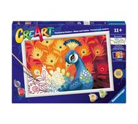 Ravensburger Paint by Numbers CreArt Proud Peacock Art Set