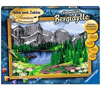 Ravensburger Painting by Numbers 28898 Summer Mountain Idyll for Adults and Children from 14 Years