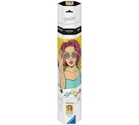 Ravensburger Painting by Numbers CreArt Canvas - Lady in Pink (Popart)