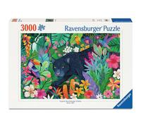 Ravensburger Panther in Flower Jungle 3000 Piece Jigsaw Puzzle Adult Wildlife