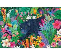 Ravensburger Panther in the Flower Jungle 3000 Piece Jigsaw Puzzle - Premium Quality Large Puzzle for Adults, Wildlife and Nature Lovers, Colourful Tropical Jungle Scene