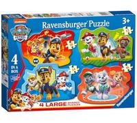 Ravensburger Paw Patrol 4 in a Box Jigsaw Puzzles for Kids Age 3 Years Up - 10, 12, 14 & 16 Pieces - Educational Gifts for Toddlers