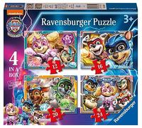 Ravensburger Paw Patrol Mighty Movie - 4 in a Box (12, 16, 20, 24 Piece) Jigsaw Puzzles for Kids Age 3 Years Up
