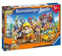 Ravensburger Paw Patrol Rubble & Crew Toys and Gifts - 3x 49 Piece Jigsaw Puzzles for Kids Age 5 Years +