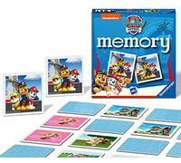 Ravensburger Paw Patrol Toys - Mini Memory Game - Matching Picture Snap Pairs Game For Kids Age 3 Years and Up
