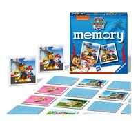 Ravensburger Paw Patrol Toys - Mini Memory Game - Matching Picture Snap Pairs Game For Kids Age 3 Years and Up