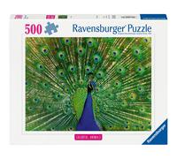 Ravensburger Peacock 500 Piece Jigsaw Puzzle for Adults Age 10 Years Up