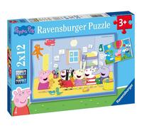 Ravensburger Peppa Double 2x12 Pieces Puzzle