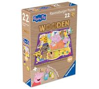 Ravensburger Peppa Pig 22 piece Wooden Jigsaw Puzzle for Adults and Kids Age 4 Years Up