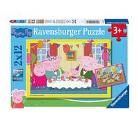 Ravensburger Peppa Pig 2x 24 piece Jigsaw Puzzle Story Game - It's Party time