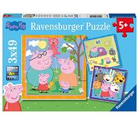 Ravensburger Peppa Pig 3x 49 Pieces Jigsaw Puzzles for Kids Age 5 Years Up