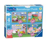 Ravensburger: Peppa Pig 4 in a Box Jigsaw Puzzle Set