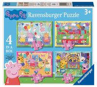 Ravensburger Peppa Pig 4 in a Box Jigsaw Puzzles