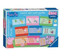 Ravensburger Peppa Pig 9 X 2 Piece Match And Count Jigsaw Puzzles Multi One Size