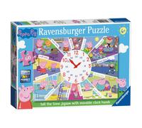 Ravensburger Peppa Pig Clock Puzzle 60 Piece Puzzle