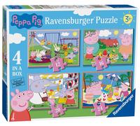 Ravensburger Peppa Pig Fun Day Out 4 in a Box Puzzles
