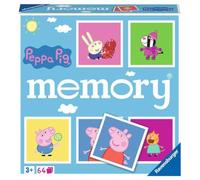 Ravensburger Peppa Pig Memory Game - Matching Picture Snap Pairs For Kids Age 3 Years Up - Educational Todder Toy