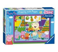 Ravensburger Peppa Pig Shopping - My First Floor Puzzle - 16 Piece Jigsaw Puzzles for Kids - Educational Toddler Toys Age 24 Months and Up (2 Years Old)