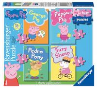 Ravensburger Peppa Pig My First Jigsaw Puzzles (2, 3, 4 & 5 Pieces) Educational Toys Toddlers Age 18 Months And Up