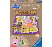 Ravensburger - Peppa Pig, Wooden Puzzle - 22 Pieces Puzzle