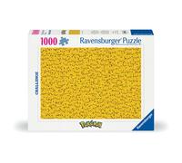 Ravensburger 12000829 - Pikachu Challenge - 1000 pieces jigsaw puzzle - Puzzle for adults and kids age 14 years up, Pokémon Puzzle, gifts for Pokémon fans