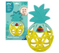 Ravensburger Play+ Pineapple Baby Rattle Teether - Sensory Development Toys for New Born - 0 Months