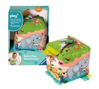 Ravensburger Play+ Roll & Play Sound Cube with Wild Animals including 3 Game Modes and Over 25 Sounds - Baby Toys 6 Months Up - Sensory Toys for Babies